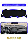 NİSSAN QASHQAI 2013 -2020TORPİDO KORUMA HALISI MAVİ KENAR