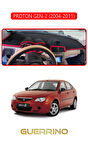 PROTON GEN-2 (2004-2011)TORPİDO KORUMA HALISI KIRMIZI KENAR