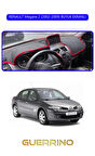 RENAULT Megane 2 (2002–2009) BUYUK EKRANLITORPİDO KORUMA HALISI MAVİ KENAR