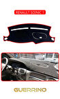RENAULT SCENIC 1TORPİDO KORUMA HALISI KIRMIZI KENAR