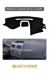 RENAULT Symbol (2012+) UZUN TORPİDO KORUMA HALISI GRİ KENAR