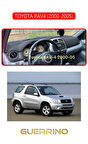 TOYOTA RAV4 (2000-2005)TORPİDO KORUMA HALISI KIRMIZI KENAR