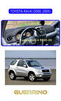 TOYOTA RAV4 (2000-2005)TORPİDO KORUMA HALISI MAVİ KENAR