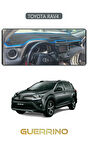 TOYOTA RAV4 TORPİDO KORUMA HALISI GRİ KENAR