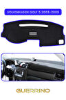 VOLKSWAGEN Golf 5 (2003-2009)TORPİDO KORUMA HALISI MAVİ KENAR