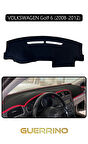 VOLKSWAGEN Golf 6 (2008-2012)TORPİDO KORUMA HALISI SİYAH KENAR