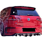 Volkswagen Golf 7 R400 Difüzör (Plastik)(Boyasız)