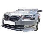 Skoda Superb 2018+ Ön Ek (Plastik)(Boyasız)