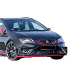 Seat Leon Mk3 Fr 2013-2016 JE Desing 3 Parça Ön Ek (Plastik)(Boyasız)