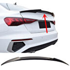 A3 8y Sedan S3 Style - Spoiler (Plastik) (Boyasız)