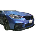 Bmw F30 - F80 M3 Vorsteiner Ön Lip (Çin Tampon Uyumlu) (Plastik) (Boyasız)