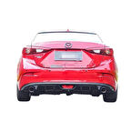 Mazda 3 2014-2019 Çift Çıkış Difüzör (Plastik)(Boyasız)