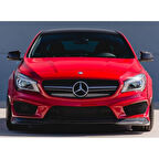 W117 Cla Serisi Amg - Cla45 Style - Ön Tampon Ek (Plastik) (Boyasız)