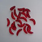 Silikon Balık Yemi Sahte Yapay Kokulu Kırmızı Kurtçuk 100 Adet