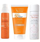 Avene Güneşten Korunma Seti 3 - Spray Spf 50+ 200ml - Spf 50+ Renkli Güneş Kremi 50 Ml Termal Su 50ml
