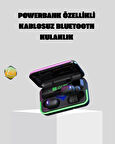 Kablosuz Oyuncu Kulaklığı Powerbank Şarj Kutulu RGB 5.1