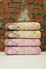Ayda Pembe - Kahve 4'lü Havlu