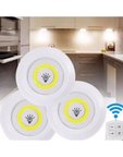 Hediye Uzaktan Kumandalı 3 Lü Spot Led Lamba Kablosuz Pilli Işıldak