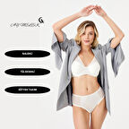 Sütyen Takım Askılarında Tül Detaylı Balenli C-Cap