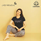 Kadın Pijama Takımı Pamuklu Lüx Pijama Seti