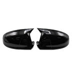 Volkswagen Jetta 2005-2010 Batman Yarasa Ayna Kapağı Parlak Siyah