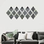 Ayna - Füme Ayna - 16'lı Takım Baklava Modelli Ayna