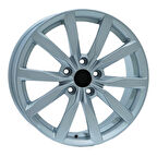 5X112X17 7.0 57.1 ET40 17261 DIJON FULL SILVER () FD ( 4 Adet )