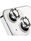 İphone 14 ve 14 Plus Silver Uyumlu Kamera Lens Koruyucu Cam