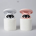 Haydut Rakunlar Dekoratif Tuvalet Kağıdı Tutucu