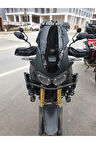 Honda Afrika Twin CRF 1000 Siperlik Ön Cam 2016 2020 Model 55cm Siyah Renkli 4mm UZUN CAM
