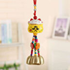 Şanslı Kedi Feng Shui Rüzgar Çanı | Araba & Ev Dekorasyonu