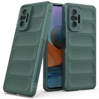 Xiaomi Redmi Note 10 Pro Kılıf Kamera Korumalı İçi Kadife Yumuşak Silikon Kapak + Ekran Koruma