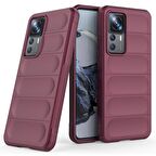 Xiaomi Mi 12T Pro Kılıf Kamera Korumalı İçi Kadife Yumuşak Silikon Kapak + Ekran Koruma