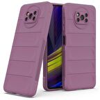 Xiaomi Poco X3 Pro Kılıf Kamera Korumalı İçi Kadife Yumuşak Silikon Kapak + Ekran Koruma