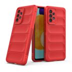 Samsung Galaxy A52S Kılıf Kamera Korumalı İçi Kadife Yumuşak Silikon Kapak + Ekran Koruma