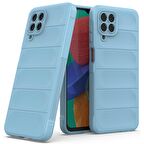 Samsung Galaxy M33 Kılıf Kamera Korumalı İçi Kadife Yumuşak Silikon Kapak + Ekran Koruma