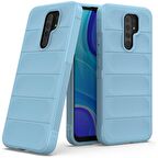 Xiaomi Redmi 9 Kılıf Kamera Korumalı İçi Kadife Yumuşak Silikon Kapak + Ekran Koruma