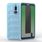 Huawei Mate 10 Lite Kılıf Kamera Korumalı İçi Kadife Yumuşak Silikon Kapak + Ekran Koruma