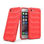 Apple iPhone 7 / 8 Kılıf Kamera Korumalı İçi Kadife Yumuşak Silikon Kapak + Ekran Koruma