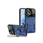 Xiaomi Redmi Note 12 Pro 5G Kılıf Joy Lens Korumalı Standlı Şık Tasarım Kapak + Ekran Koruma