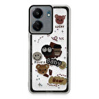 Xiaomi Poco C65 Uyumlu Kılıf Sweet Desenli Silikon Kapak