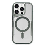 Apple İphone 11 Pro Max Kılıf Boyi Magsafe Silikon Kapak + Ekran Koruma + Kablo Koruma