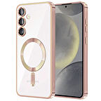 Samsung Galaxy S24 Kılıf Kross Magneticsafe Kapak + Ekran koruma + Kablo Koruma 