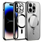 Apple İphone 12 Pro Kılıf Kross Magneticsafe Kapak + Ekran koruma + Kablo Koruma 
