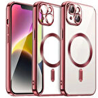 Apple İphone 15 Kılıf Kross Magneticsafe Kapak + Ekran koruma + Kablo Koruma 