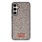 Samsung Galaxy A14 4G Kılıf Bright Zarif Boncuk İşlemeli Tasarım Simli Kapak