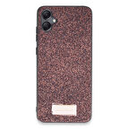 Samsung Galaxy A05 Kılıf Bright Zarif Boncuk İşlemeli Tasarım Simli Kapak