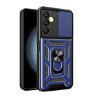 Samsung Galaxy A34 Kılıf Magnetik Standlı Kamera Korumalı Sürgülü Vega Kapak + Ekran Koruma