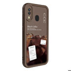 Samsung Galaxy A30 Kılıf Kamera Korumalı Baskılı Arka Yüzey Klas Silikon Kapak + Ekran Koruma