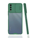 Vivo Y11S Kılıf Lensi Kamera Korumalı Sürgülü Silikon Kapak